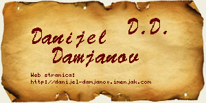 Danijel Damjanov vizit kartica